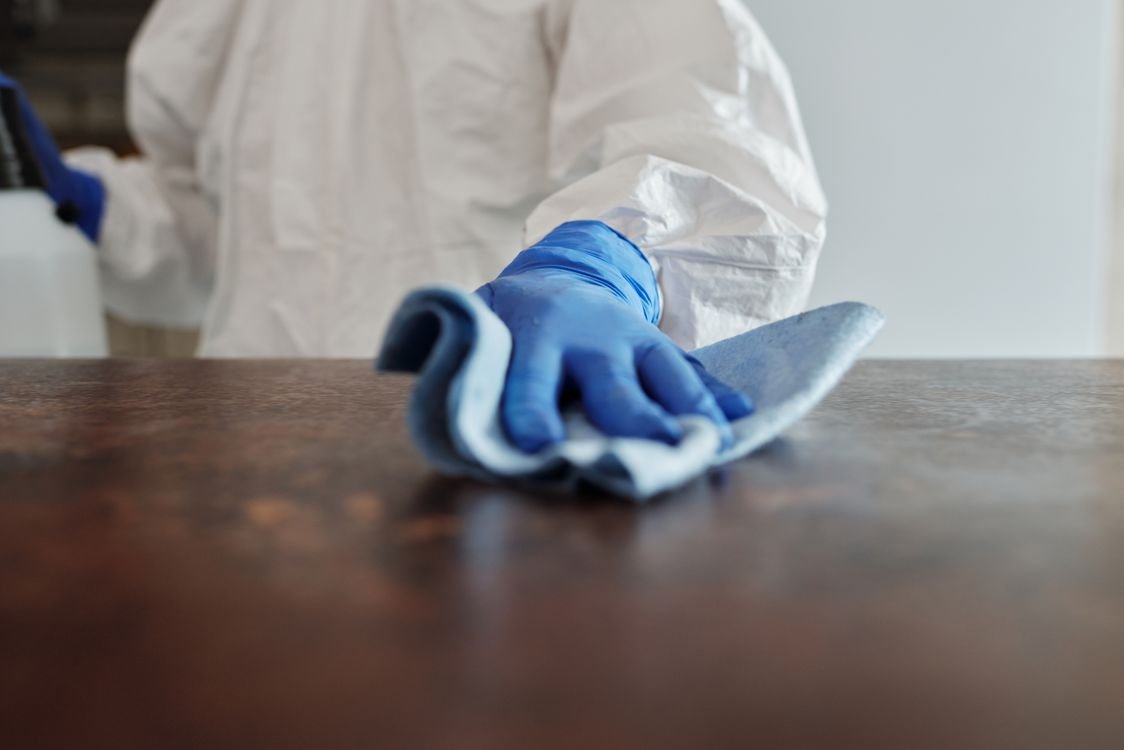 Professional commercial cleaner in Reading ensuring workplace safety and compliance